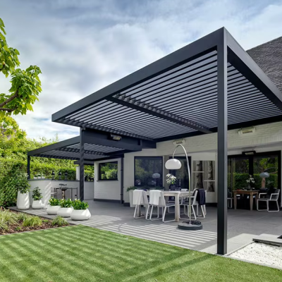 Double aluminum pergola with a luxurious design 🏡✨