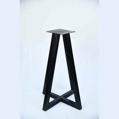 Black Pillar Table Base