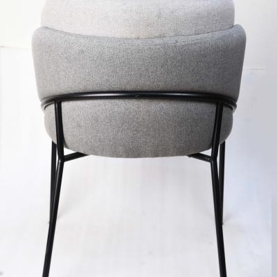 Modern design chair with metal frame