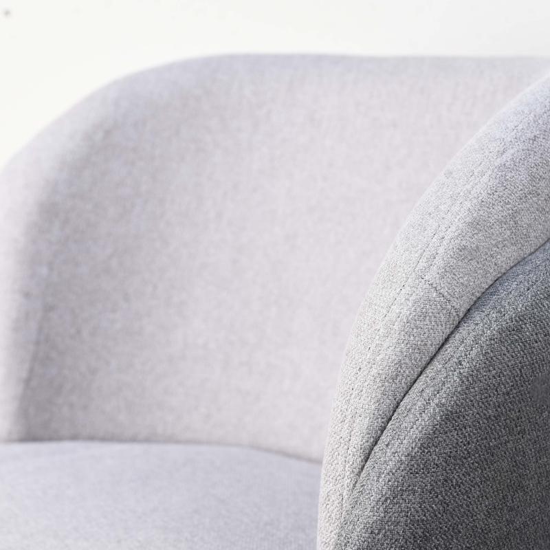 Modern design chair with metal frame