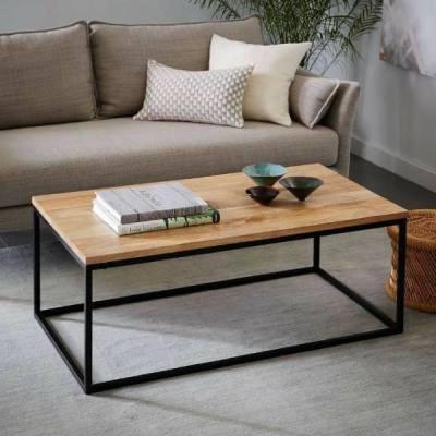 Industrial design rectangular coffee table ☕🛋️