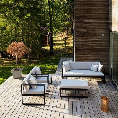 Modern outdoor seating set
